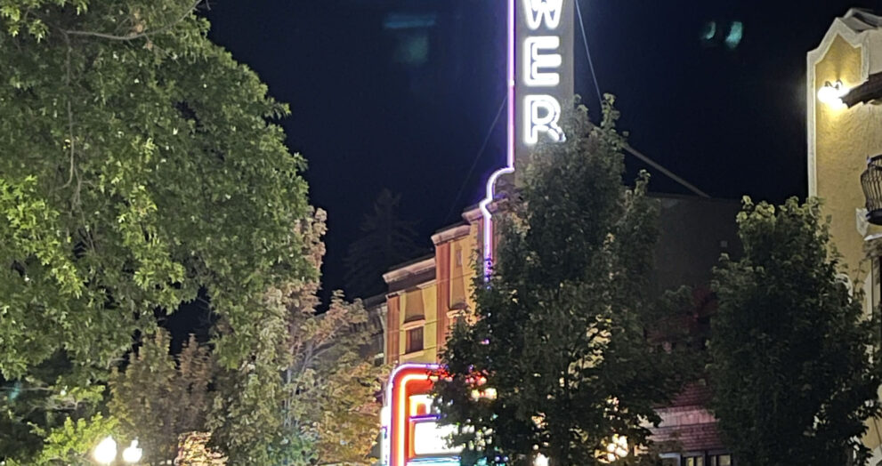 Tower Theater at Night